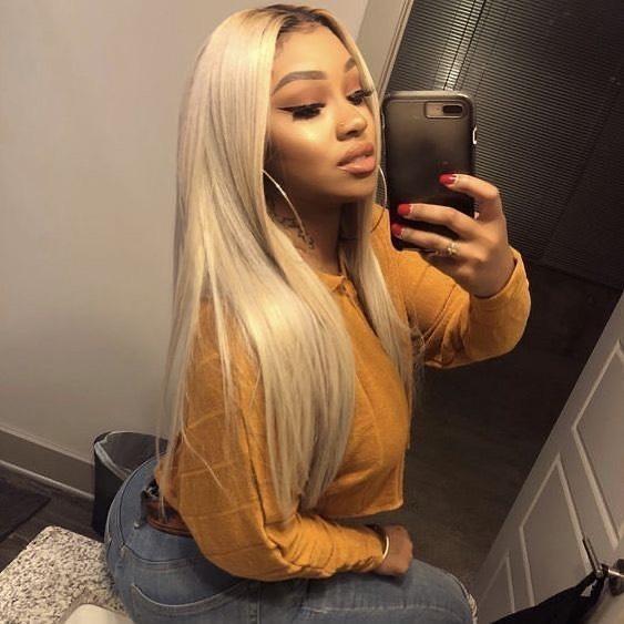 1B/613 Blonde Lace Wig Virgin Human Hair