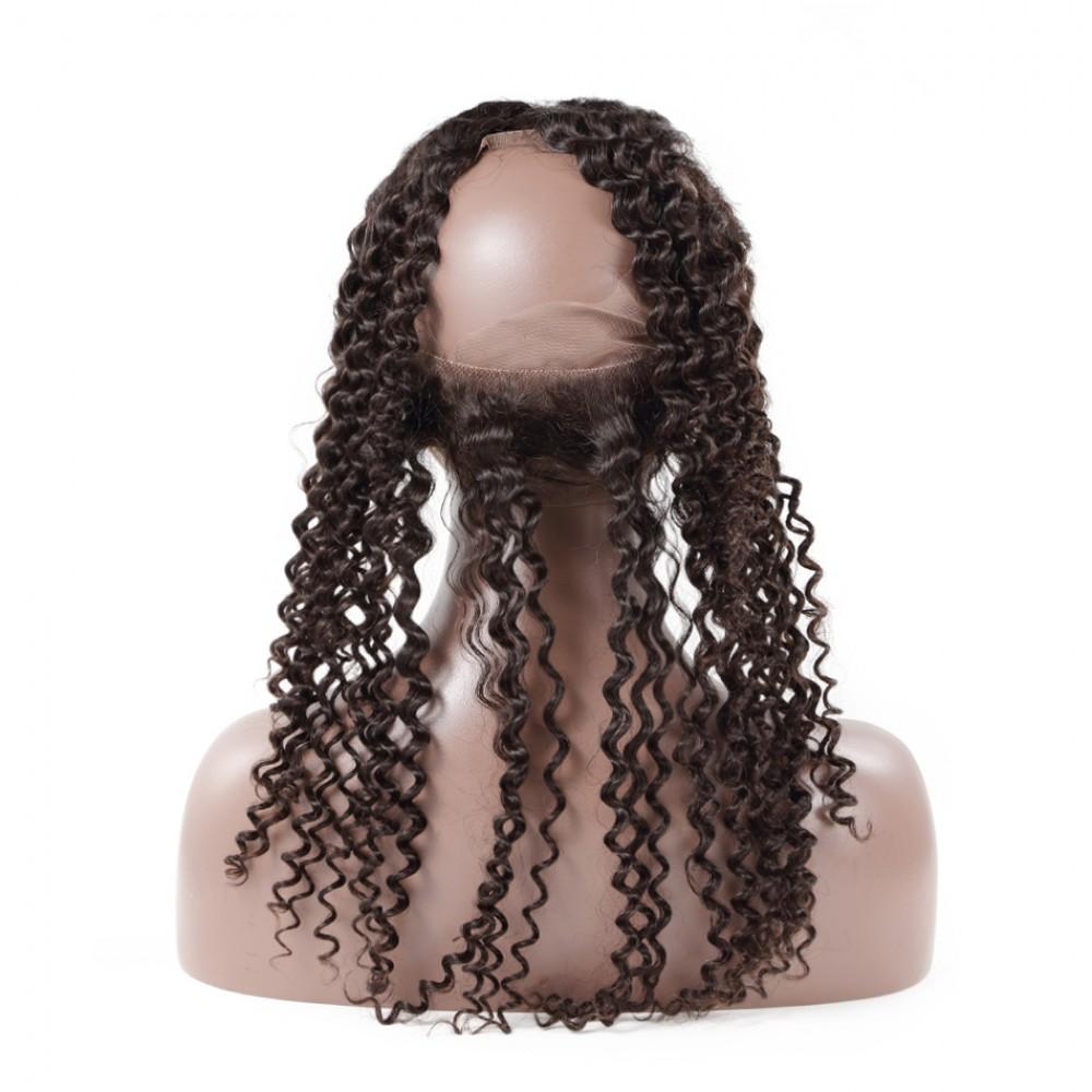 360 Lace Frontal Brazilian Hair Deep wave