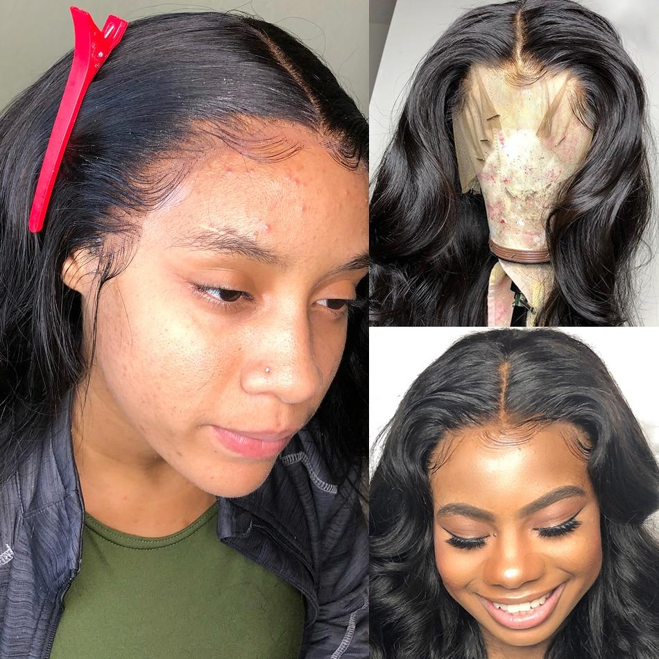 Breathable 360 lace wig pre plucked body wave