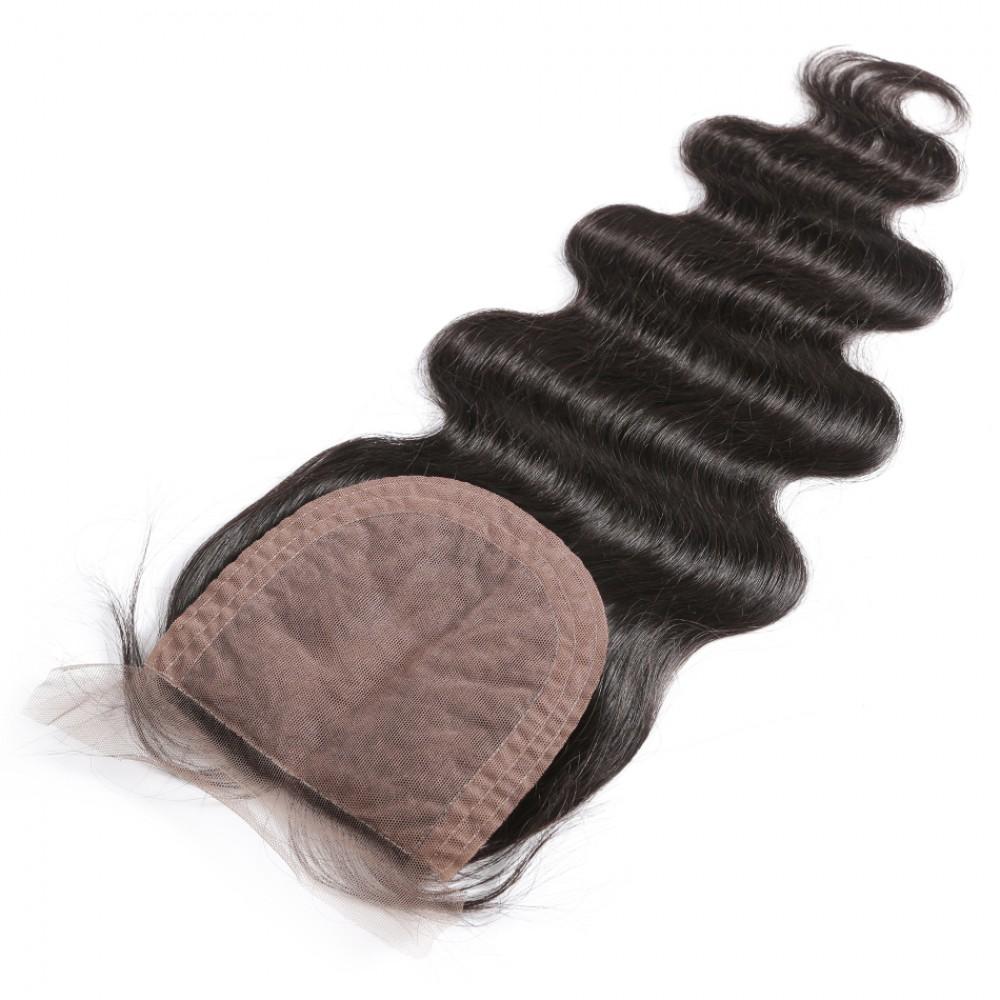 4X4 Silk Base Closure Brazilian Hair Body Wave