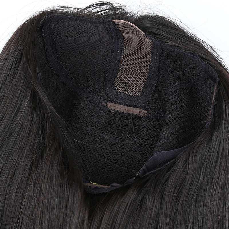 1x6 Bob Wig Lace Front Wig Straight Human Hair Silky Blunt Cut