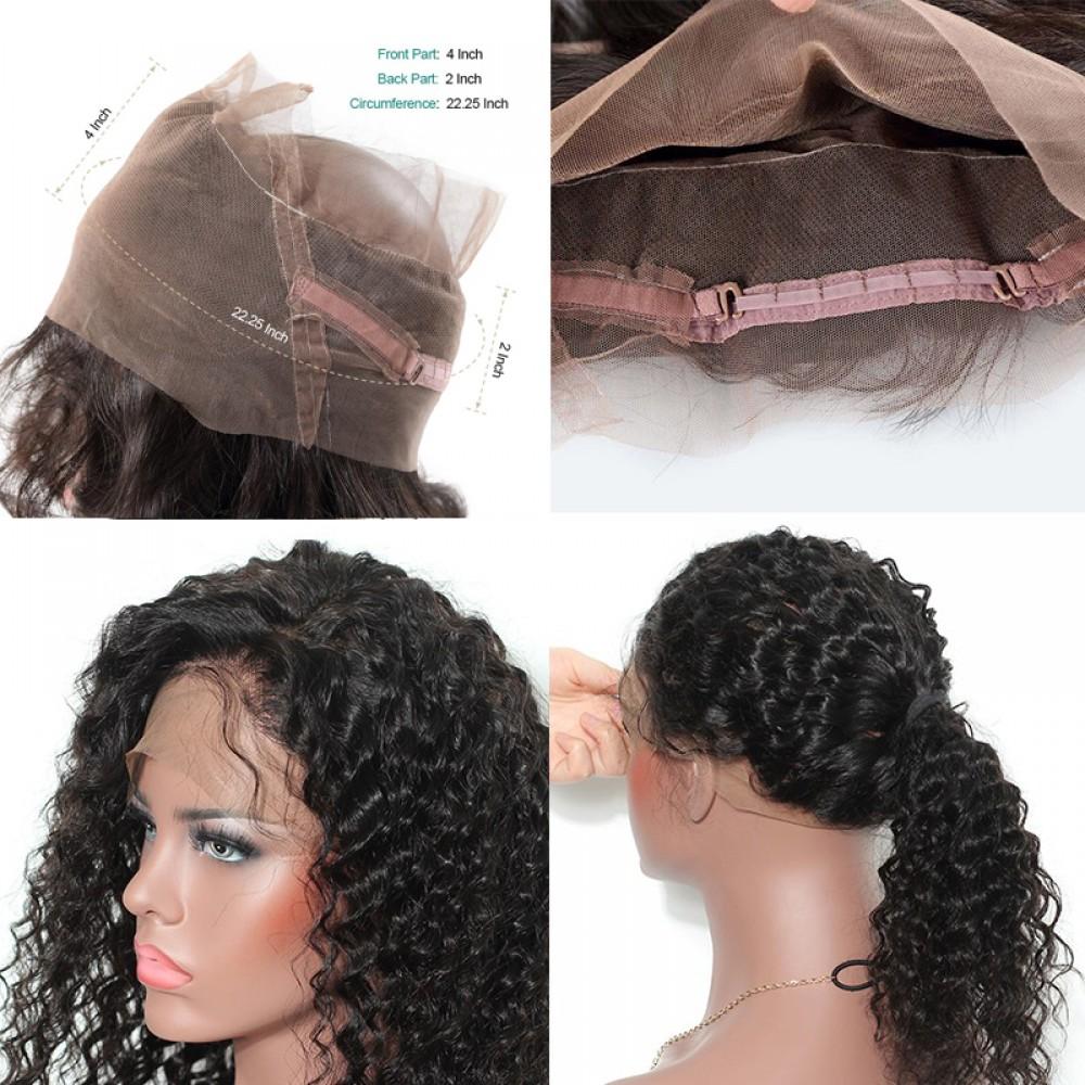 360 Lace Frontal Brazilian Hair Deep wave