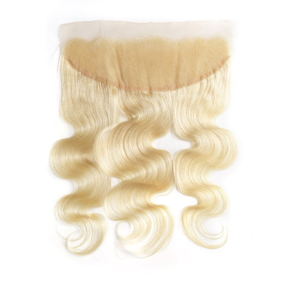 Lace frontal Blonde color #613 body wave 13*4inch