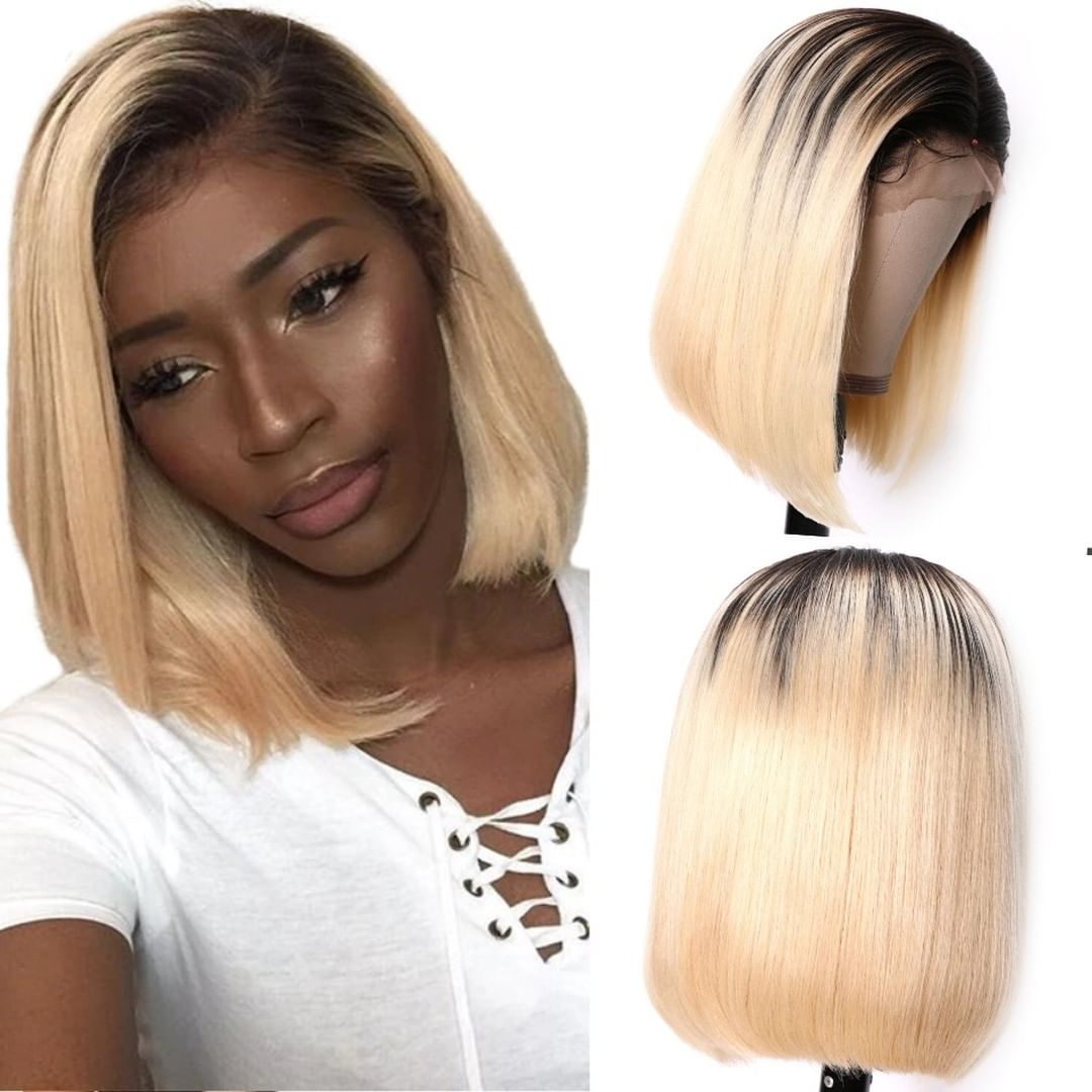 1B/613 Blonde Lace Wig Virgin Human Hair