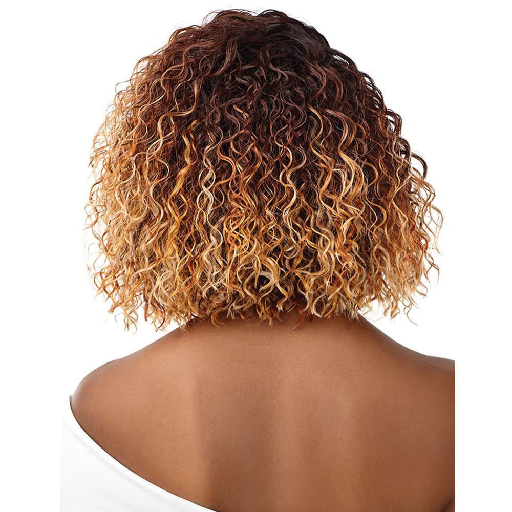 Ombre Color Bob Wig Virgin Human Hair Deep Wave