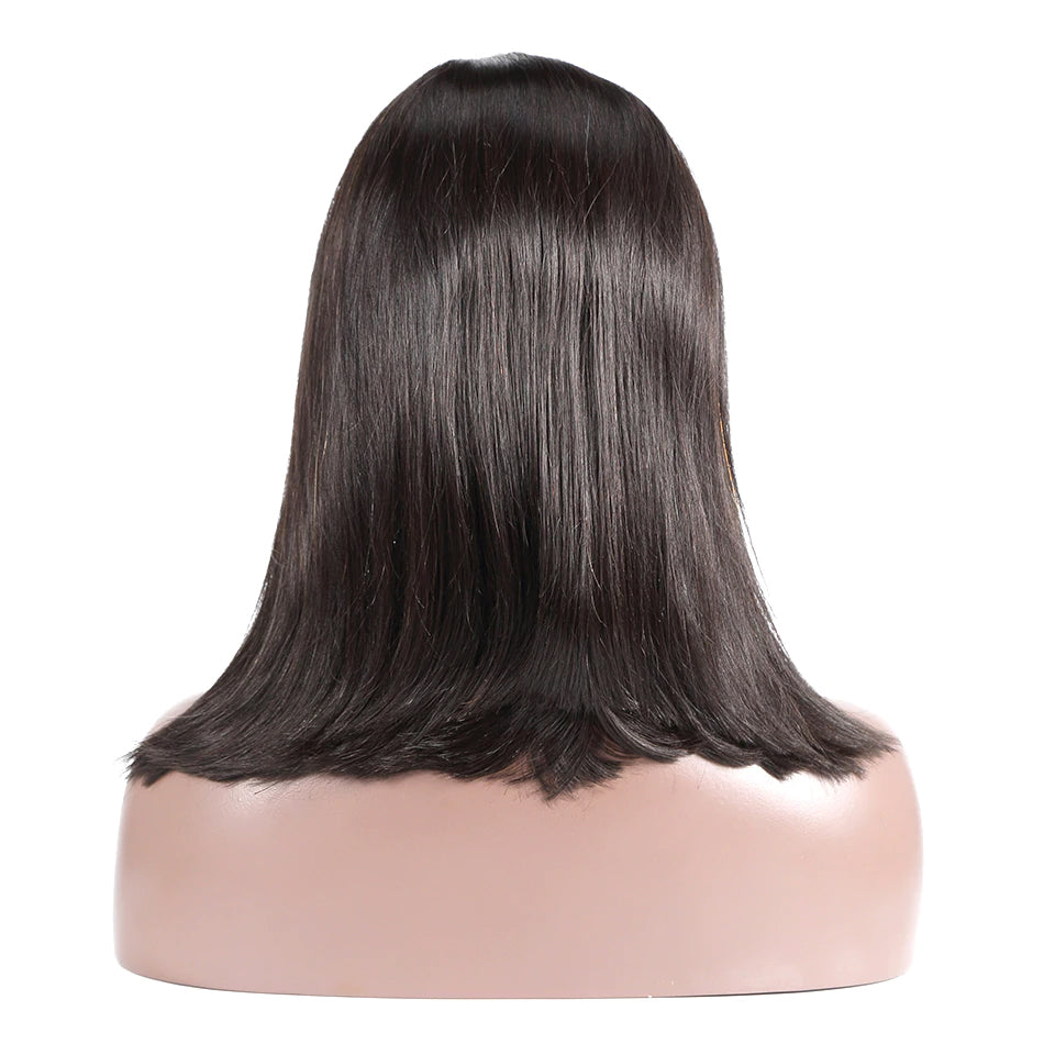 Bob wig human hair 13x6 lace wig straight