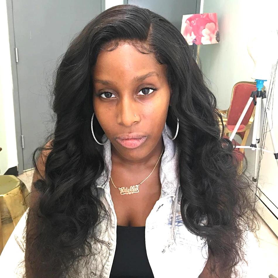 4X4 100% human hair lace closure body wave