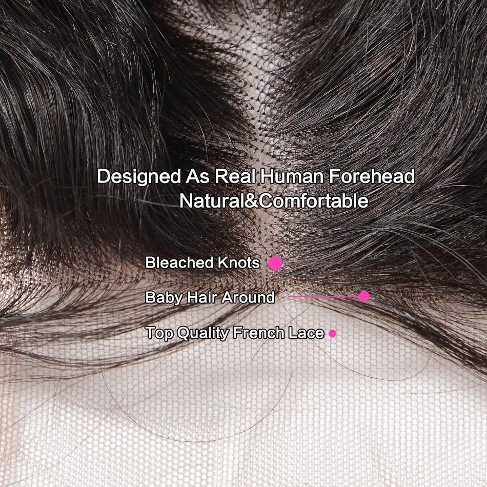 4X4 100% human hair lace closure loose wave