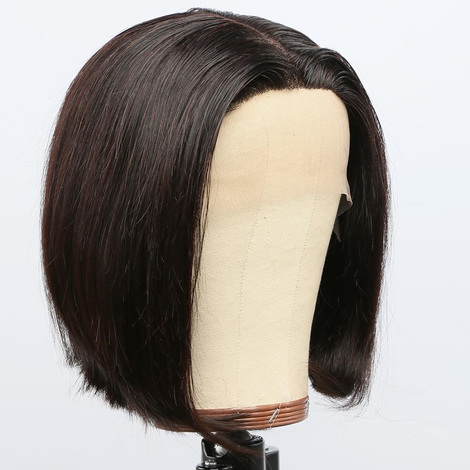 T Part 13x4 Bob Wig Straight Virgin Human Hair