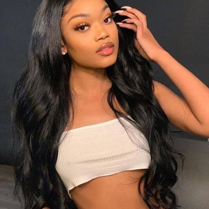 4x4 Lace Front Human Hair Closure Wigs Body Wave