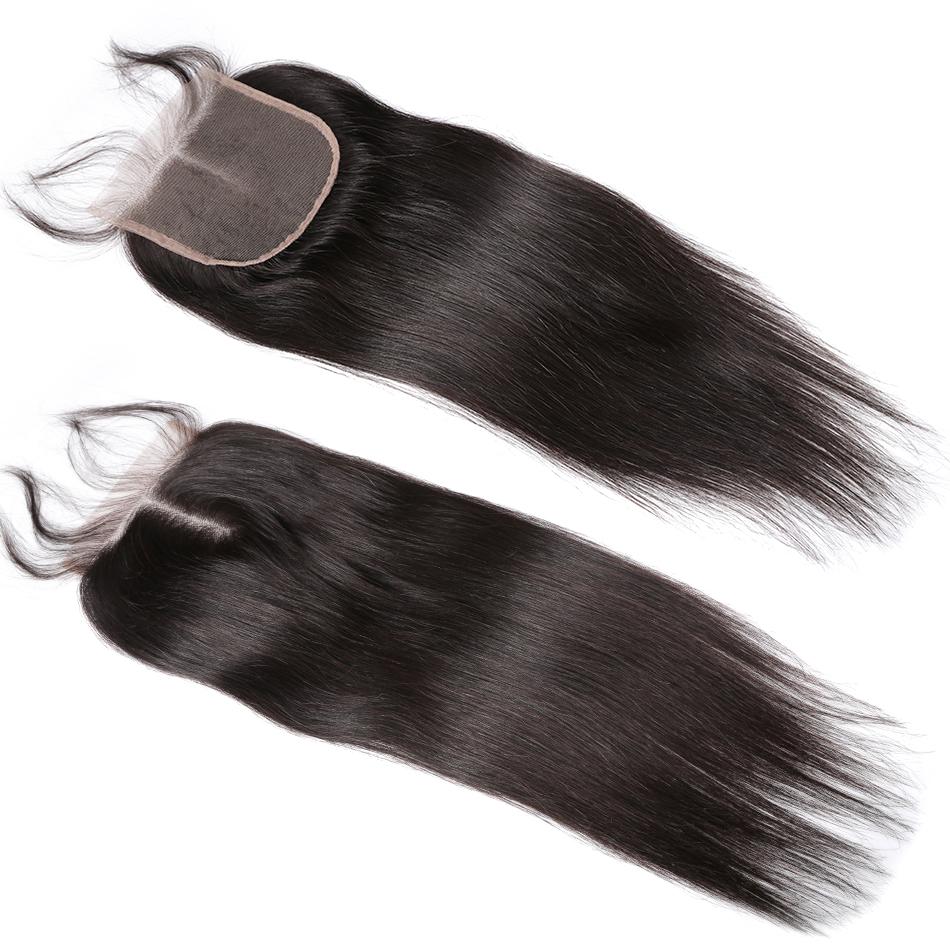 6X6 Lace Closure Brazilian Hair Natural Straight