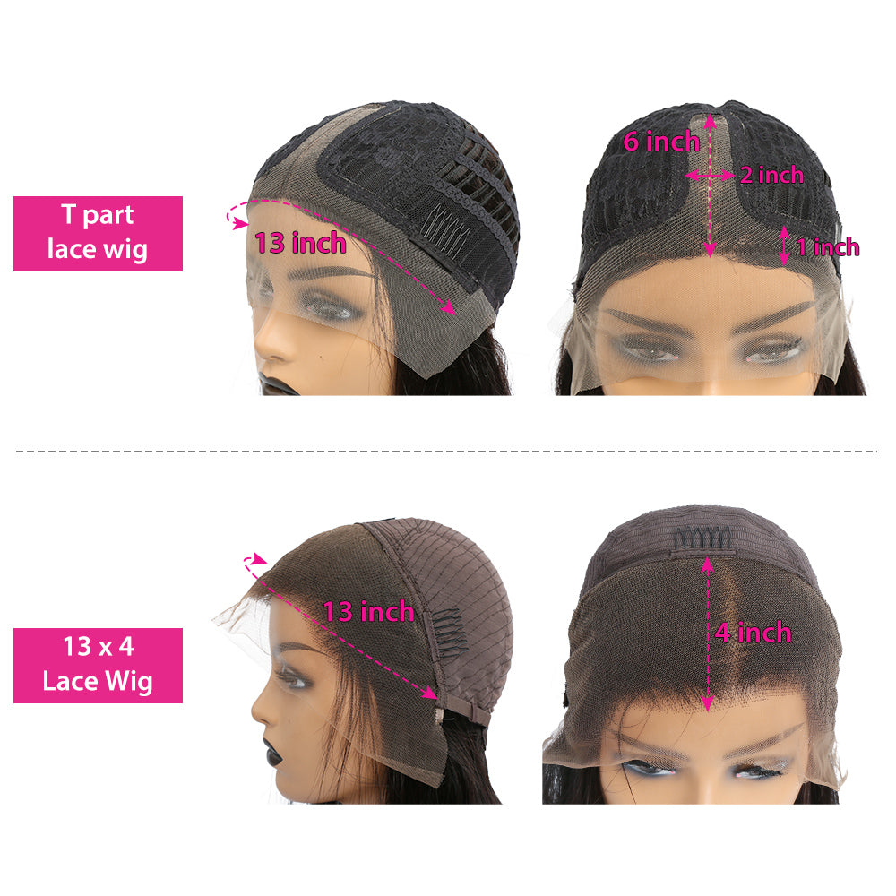 13x4 Ginger Straight Lace Front Wig Virgin Human Hair