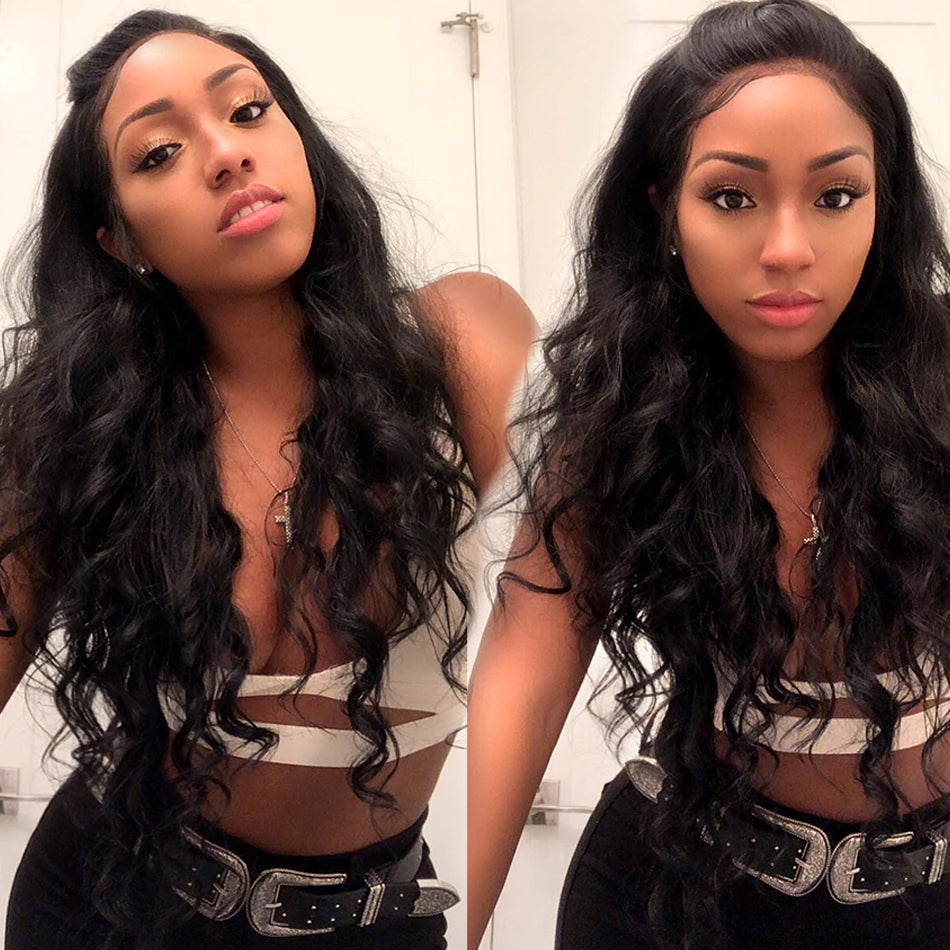7A 3 Bundles Hair Weave Brazilian Hair With Lace Closure Loose wave