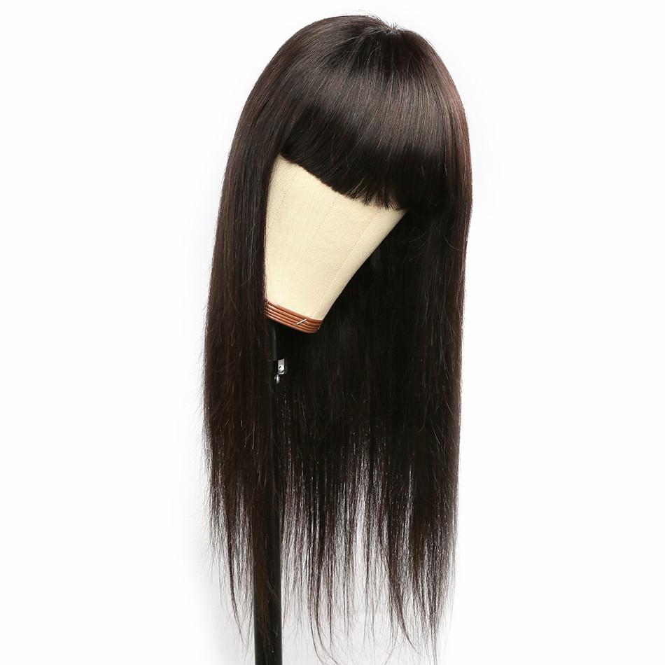 Bang Wig Lace Front Human Hair Wigs