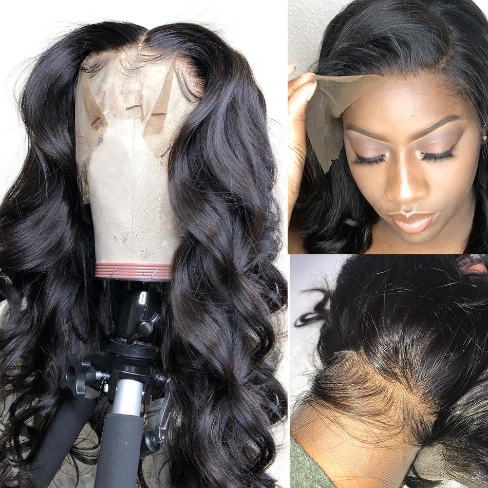 Breathable 360 lace wig pre plucked body wave