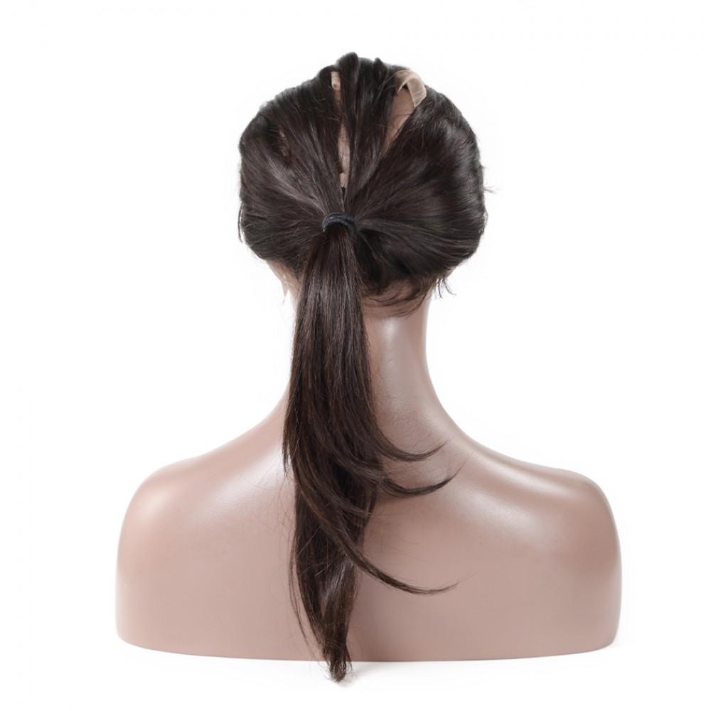 360 Lace Frontal Brazilian Hair Natural Straight