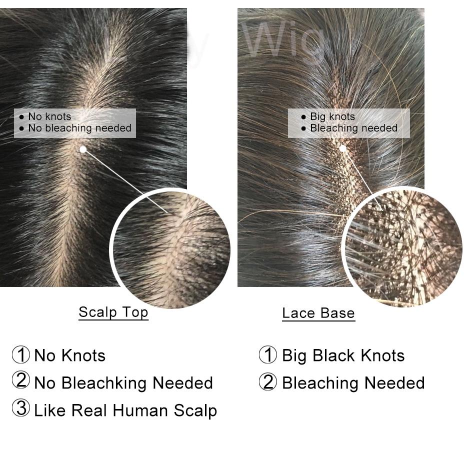 5x5 Lace Closure Wigs Virgin Human Hair Straight