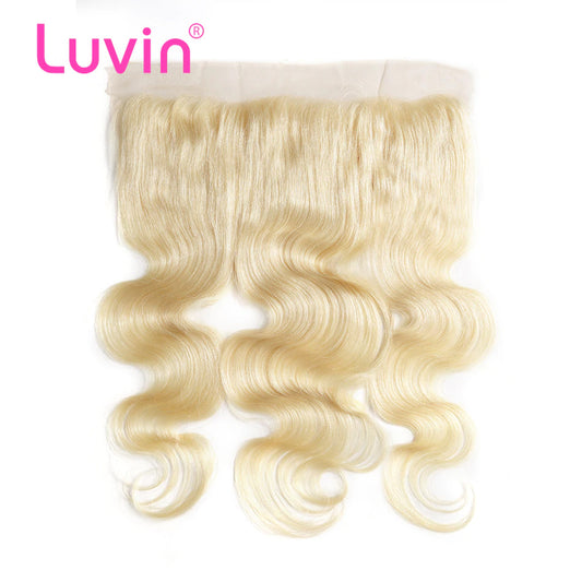 Lace frontal Blonde color #613 body wave 13*4inch