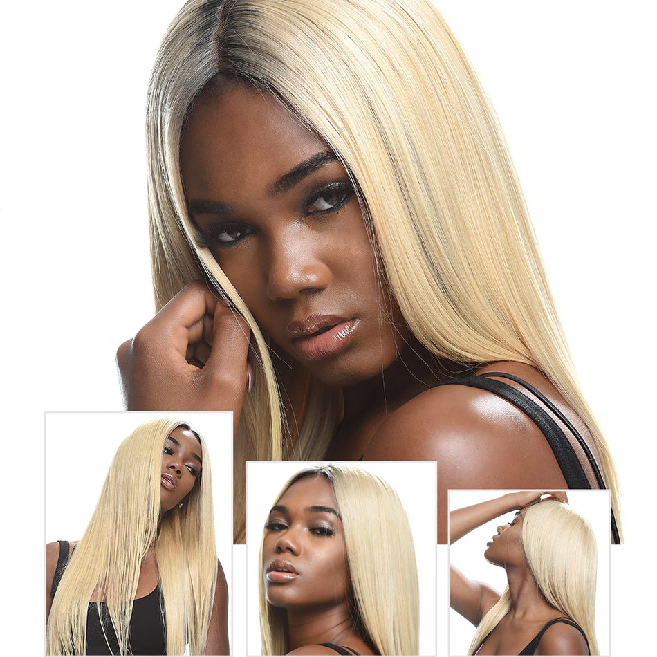 Human Virgin Blonde Hair #613 Natural Straight