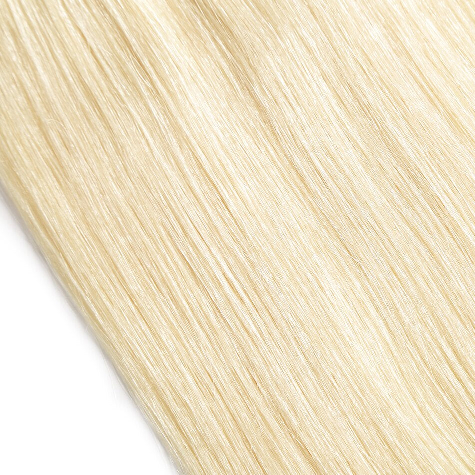 Human Virgin Blonde Hair #613 Natural Straight