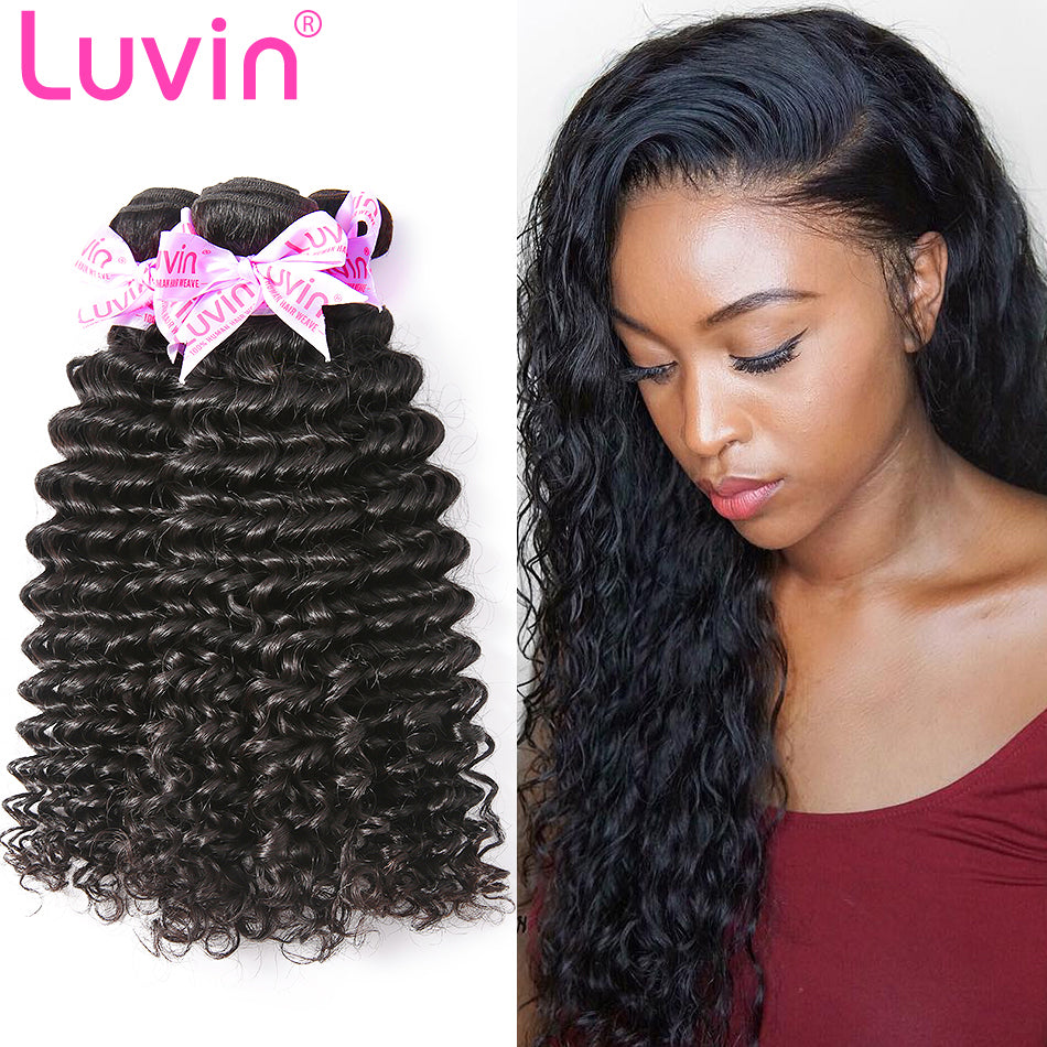 7A Brazilian Virgin Human Hair Deep curly