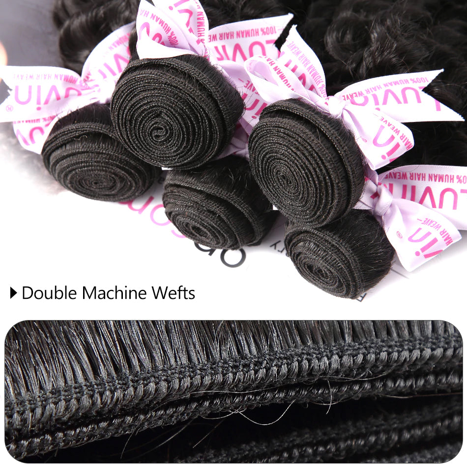 7A Brazilian Virgin Human Hair Deep curly