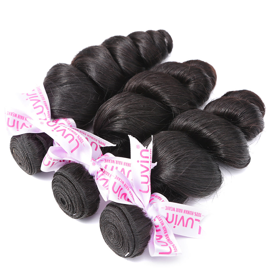 7A Brazilian Virgin Human Hair Loose wave