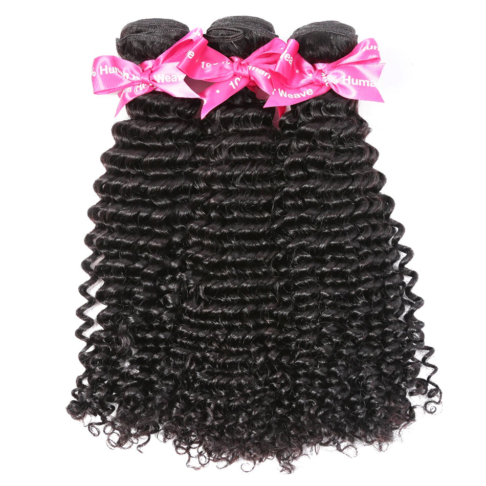 8A Brazilian Virgin Human Hair deep curly