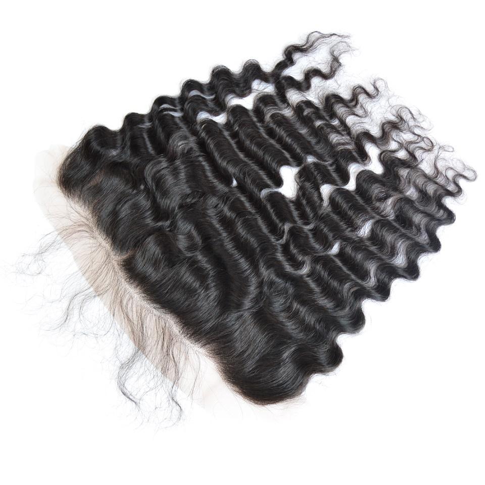 13x6 Lace Frontal Brazilian Hair Deep Wave