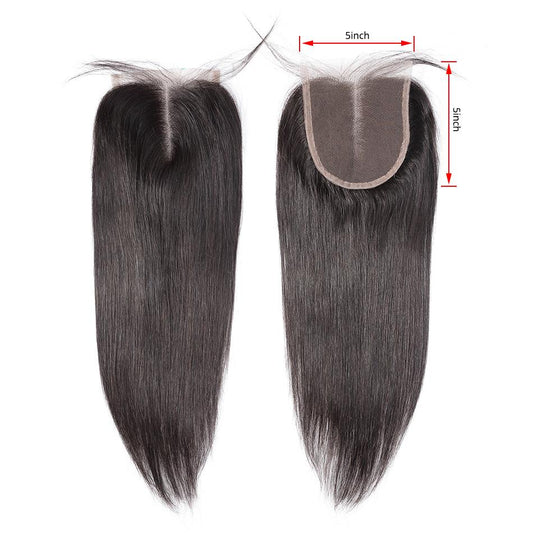 5x5 Lace Closure Brazilian Virgin Hair Straight