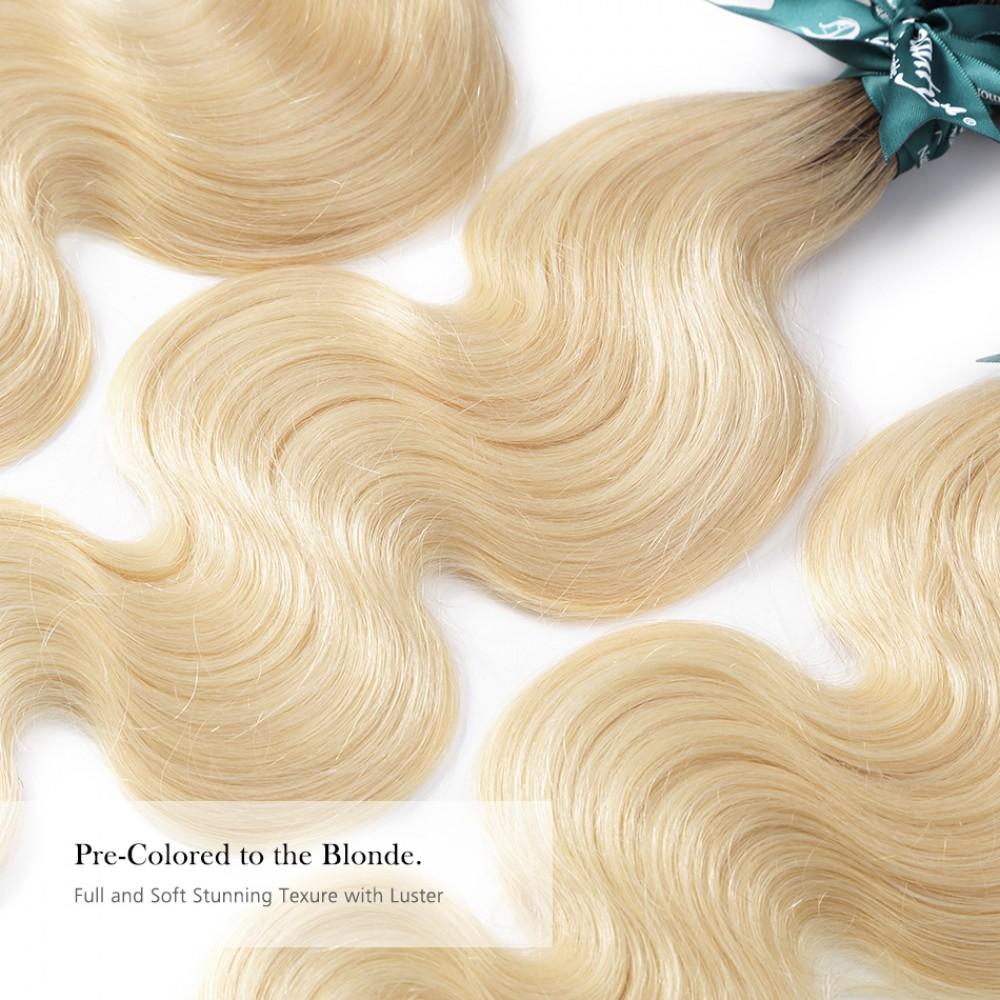 8A #T1B/613  Body Wave Hair Bundles 1:9