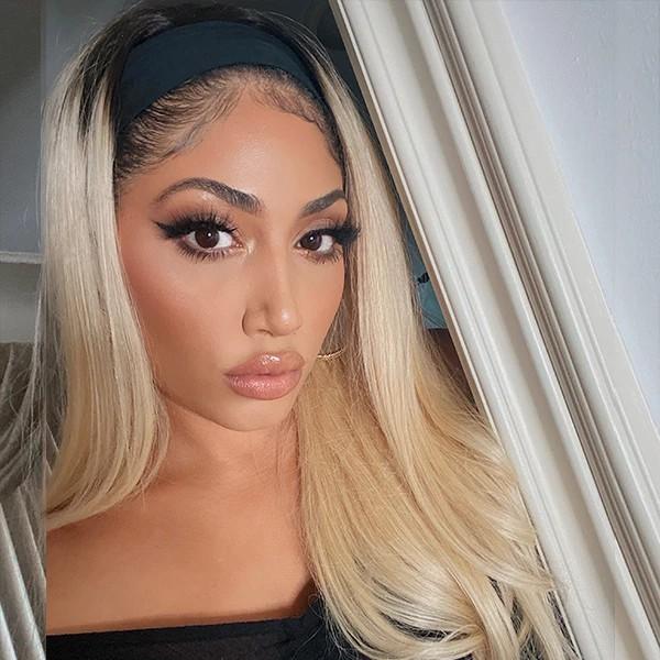 1B/613 Ombre Headband Wig Straight Virgin Human Hair(Get Free Headband)