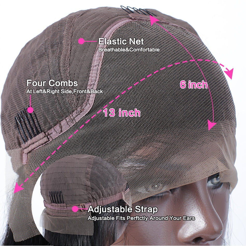 Undetectable Transparent Lace Wig/HD Lace Wig Straight 13x6 Lace Front Wig