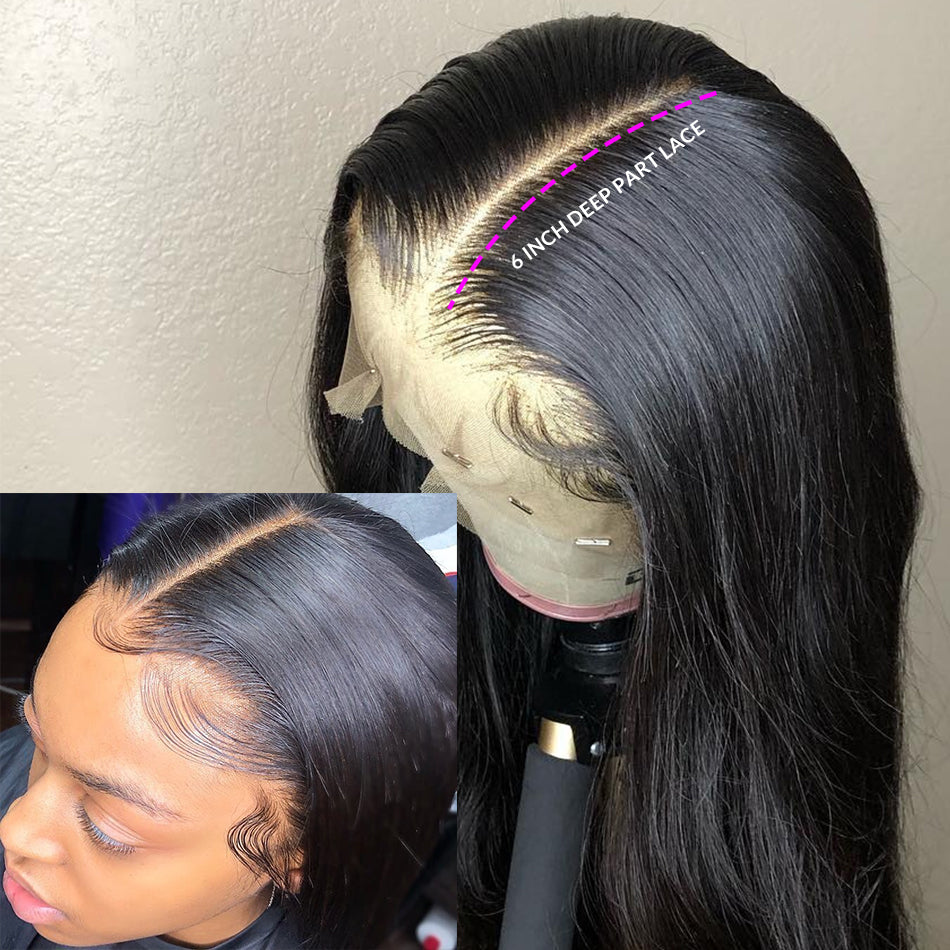Undetectable Transparent Lace Wig/HD Lace Wig Straight 13x6 Lace Front Wig
